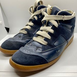 Blue Maison Margiela high sneakers